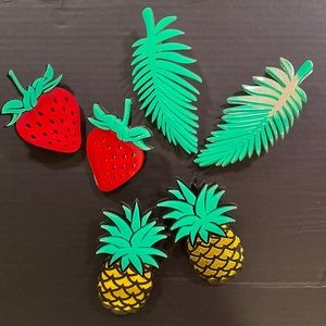 Melody Ehsani Deadstock Tropical Earring Collection